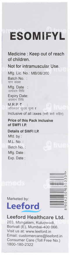 Esomifyl 40 Mg Injection 10 Ml